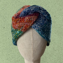 Load image into Gallery viewer, Knit Twisted Ear Warmer: Rainbows
