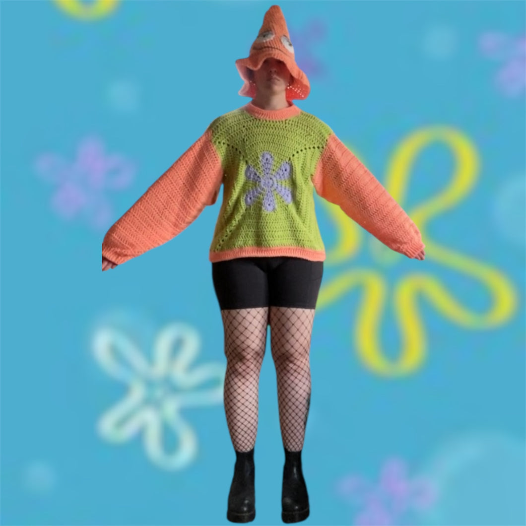 Sh-mexy Patrick Star Sweater and Hat