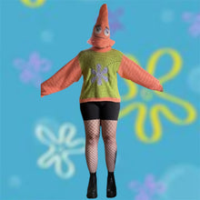 Load image into Gallery viewer, Sh-mexy Patrick Star Sweater and Hat
