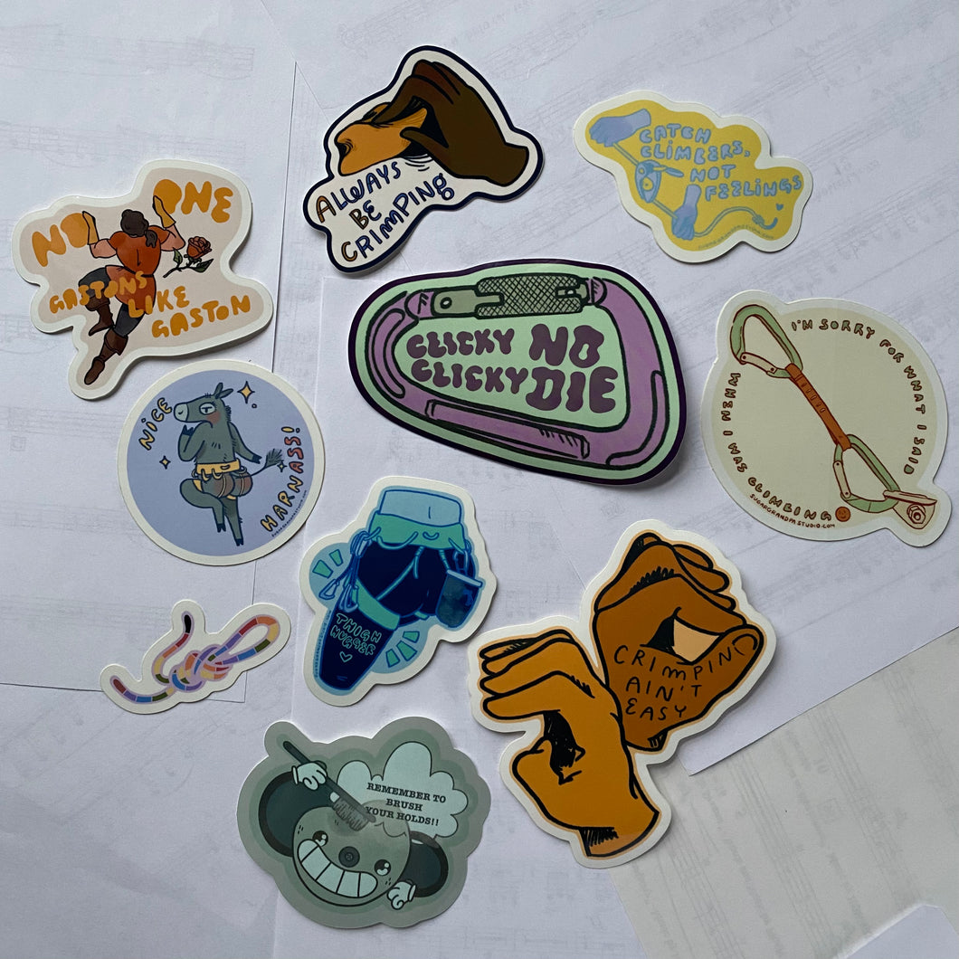 Climbing Stickers Bundle