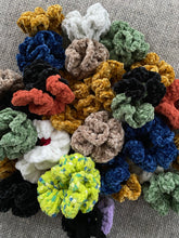 Load image into Gallery viewer, Crochet Velvet Scrunchie (Ready to Ship)
