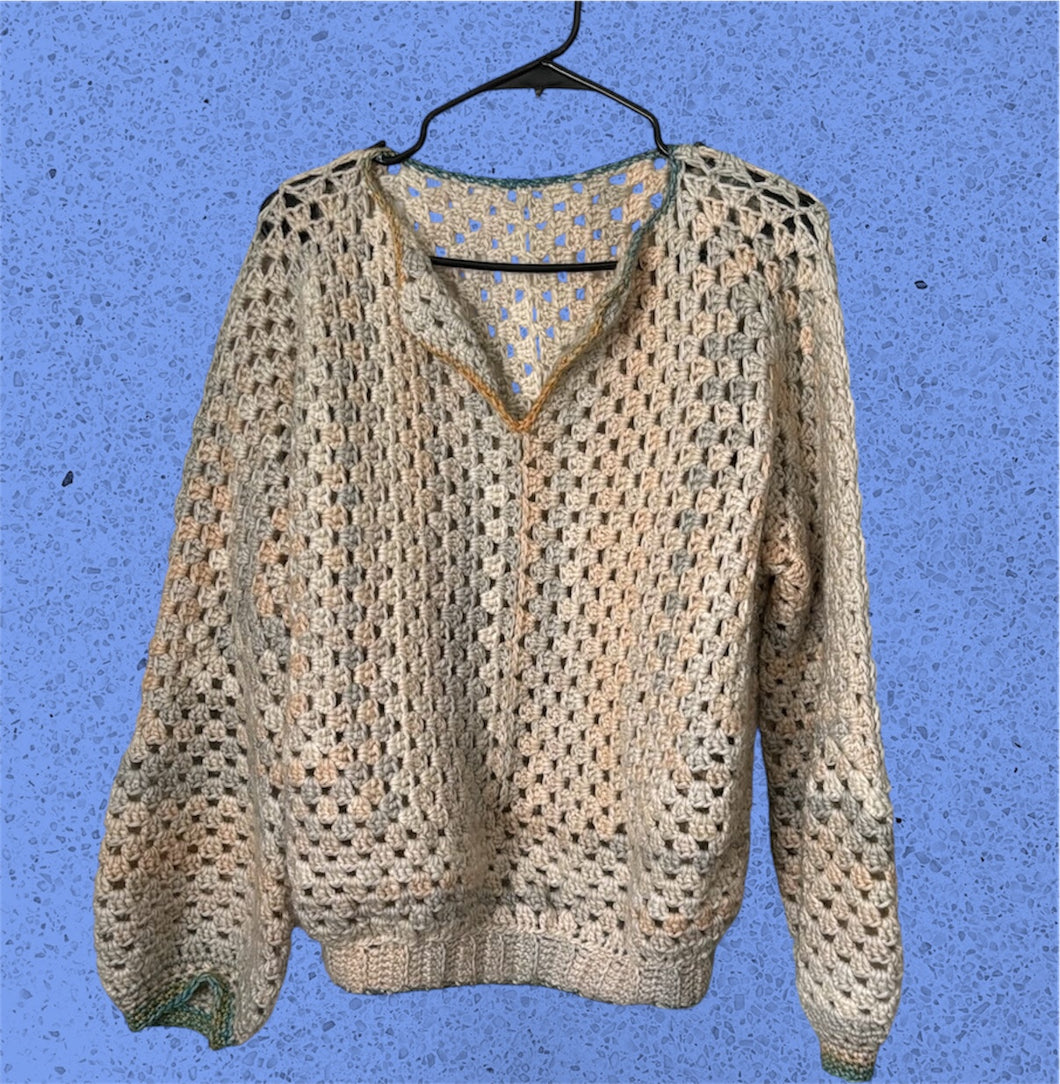 Hexagon Pullover Sweater