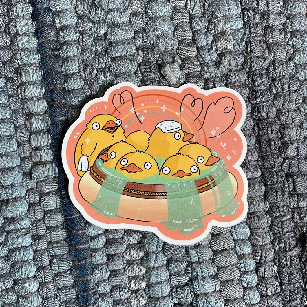 Spirited Birb Bath Sticker